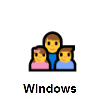 Family: Man, Girl, Boy on Microsoft Windows