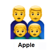 Family: Man, Man, Boy, Boy on Apple iOS