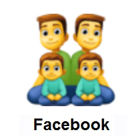Family: Man, Man, Boy, Boy on Facebook