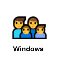 Family: Man, Man, Boy, Boy on Microsoft Windows