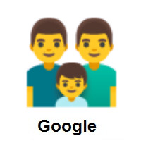 Family: Man, Man, Boy on Google Android