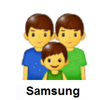Family: Man, Man, Boy on Samsung