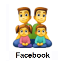 Family: Man, Man, Girl, Boy on Facebook