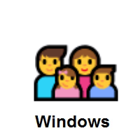 Family: Man, Woman, Girl, Boy on Microsoft Windows