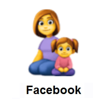 Family: Woman, Girl on Facebook