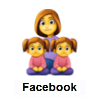 Family: Woman, Girl, Girl on Facebook