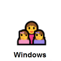 Family: Woman, Girl, Girl on Microsoft Windows