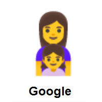 Family: Woman, Girl on Google Android