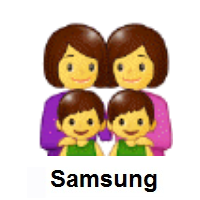 Family: Woman, Woman, Boy, Boy on Samsung