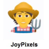 Farmer on JoyPixels