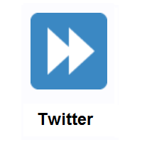 Fast-Forward Button on Twitter Twemoji