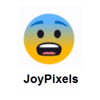 Shaky: Fearful Face on JoyPixels