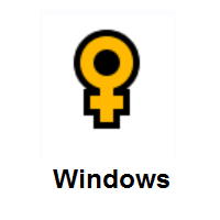 Female Sign on Microsoft Windows