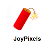 Firecracker on JoyPixels