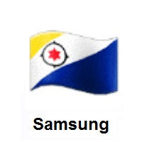Flag of Caribbean Netherlands on Samsung