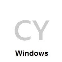 Flag of Cyprus on Microsoft Windows