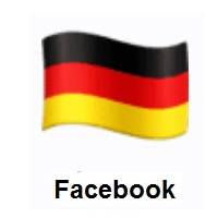Flag of Germany on Facebook