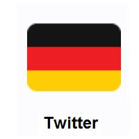 Flag of Germany on Twitter Twemoji