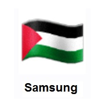 Flag of Palestinian Territories on Samsung