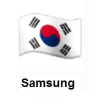 Flag of South Korea on Samsung
