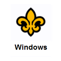 Fleur-De-Lis on Microsoft Windows