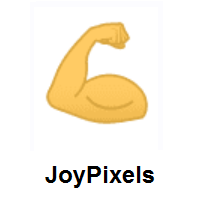 Flexed Biceps on JoyPixels