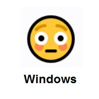 Flushed Face on Microsoft Windows