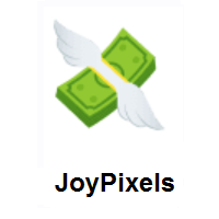 Flying Banknote on JoyPixels