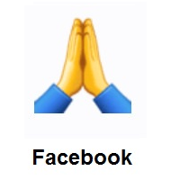 Folded Hands on Facebook