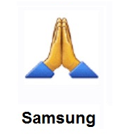 Folded Hands on Samsung