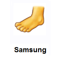 Foot on Samsung