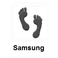 Footprints on Samsung