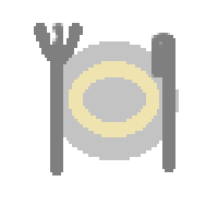 Fork And Knife With Plate