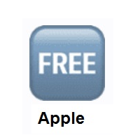 FREE Button on Apple iOS