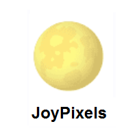 Full Moon on JoyPixels