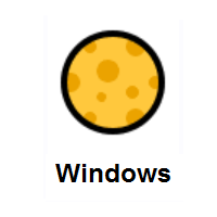 Full Moon on Microsoft Windows