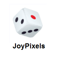Dice: Game Die on JoyPixels