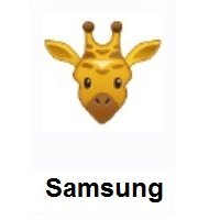 Giraffe on Samsung