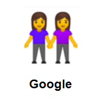 Women Holding Hands on Google Android