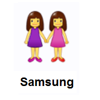 Women Holding Hands on Samsung