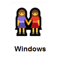 Women Holding Hands on Microsoft Windows