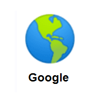 Globe Showing Americas on Google Android