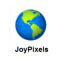 Globe Showing Americas on JoyPixels