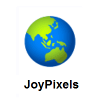 Globe Showing Asia-Australia on JoyPixels