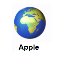 Globe Showing Europe-Africa on Apple iOS