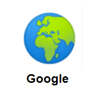 Globe Showing Europe-Africa on Google Android
