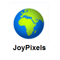 Globe Showing Europe-Africa on JoyPixels
