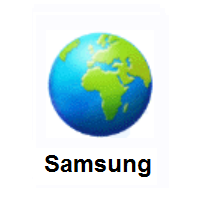 Globe Showing Europe-Africa on Samsung