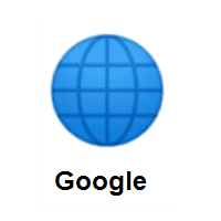 Globe with Meridians on Google Android