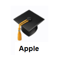 Graduation Cap on Apple iOS